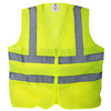 Tr Industrial Yellow Mesh High Visibility Reflective Class 2 Safety Vest, XL, 5-pk TR88007-5PK
